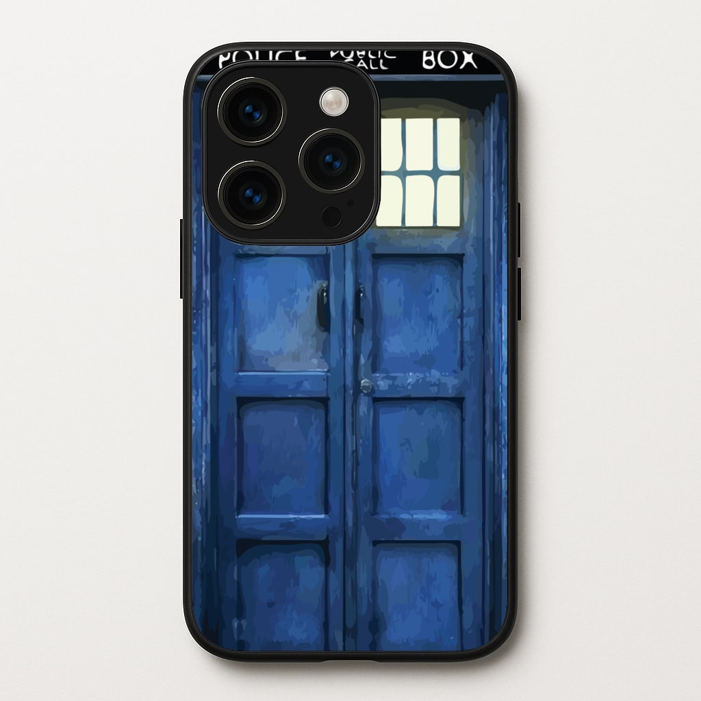 Police Box - Doctor Who Phone Case for iPhone 14 Pro Max