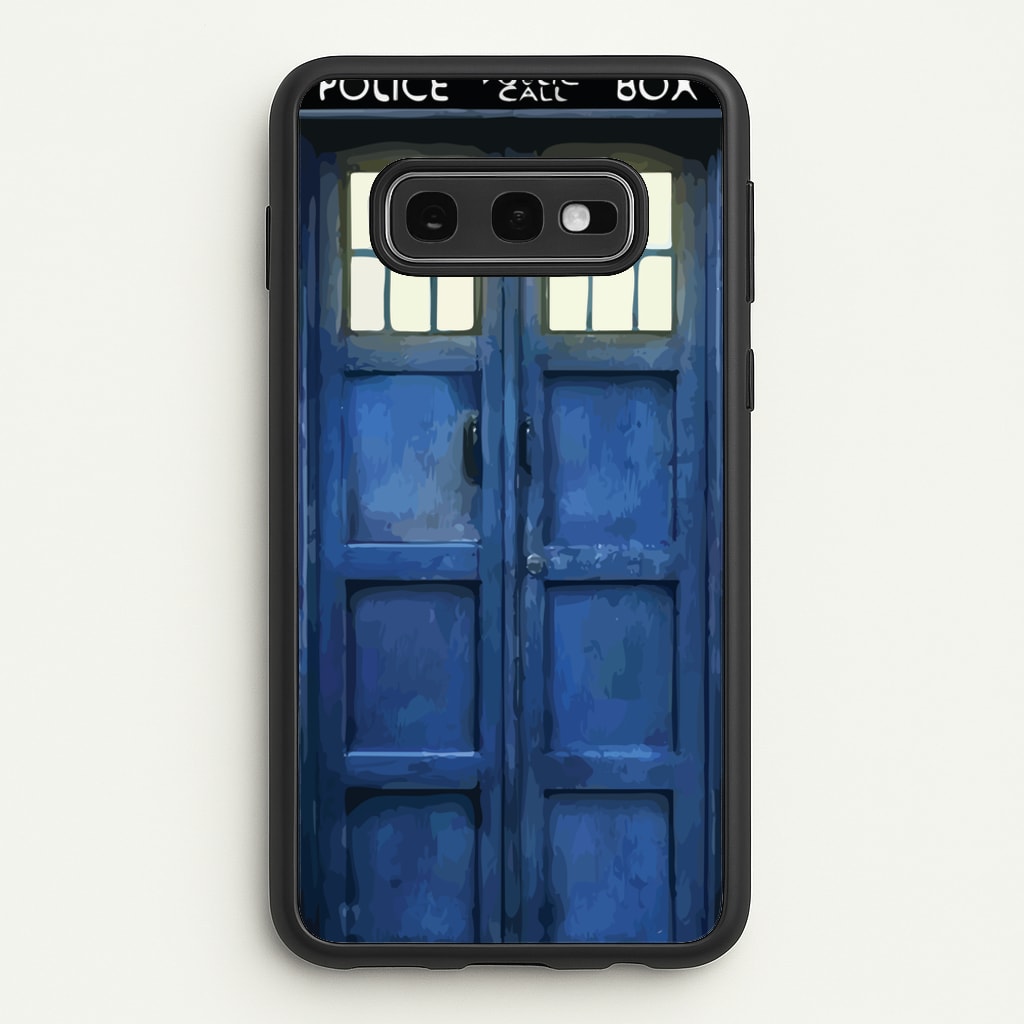 Police Box - Doctor Who Phone Case for Galaxy S10e