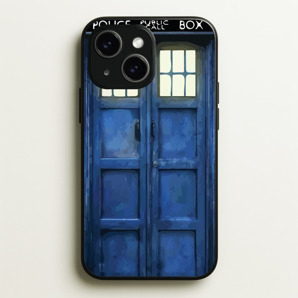 Police Box - Doctor Who Phone Case for iPhone 15 Plus