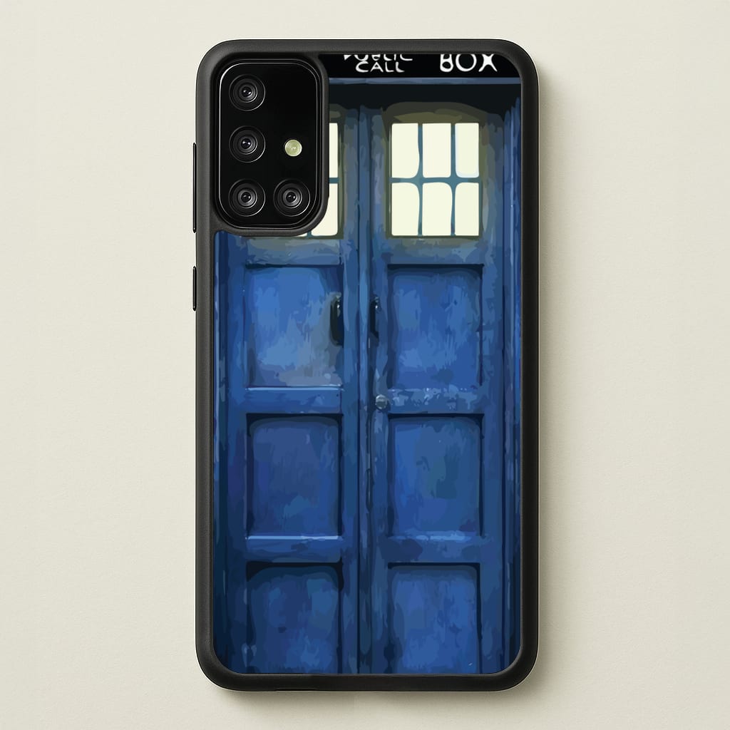 Police Box - Doctor Who Phone Case for Galaxy A71