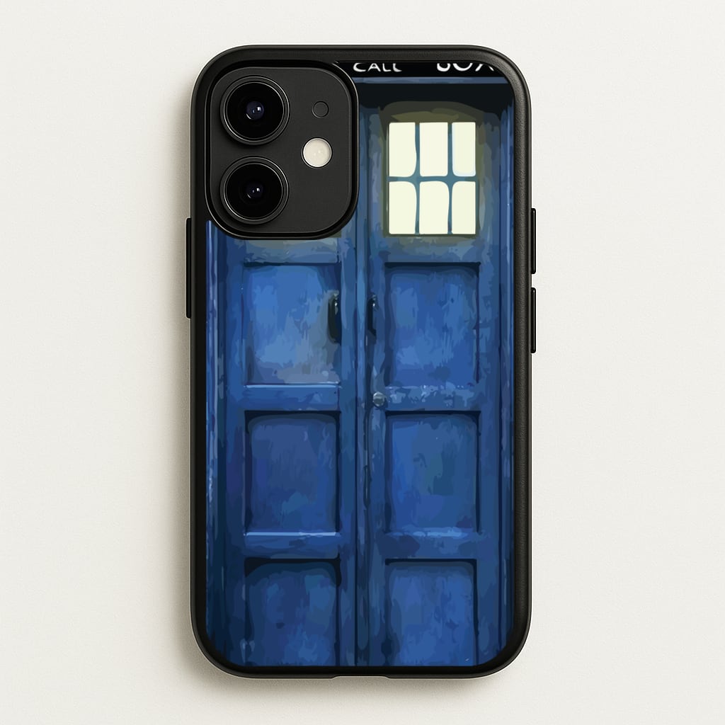Police Box - Doctor Who Phone Case for iPhone 12 Mini
