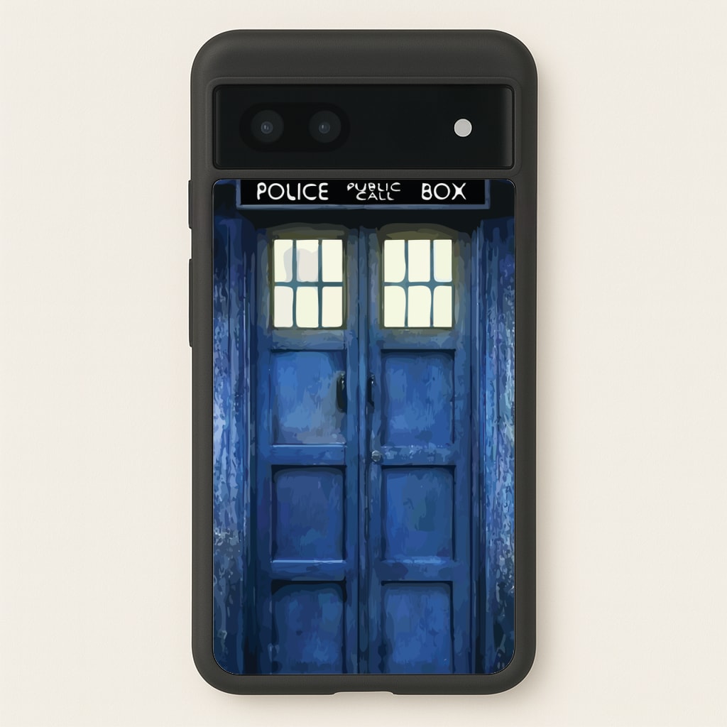 Police Box - Doctor Who Phone Case for Google Pixel 7a
