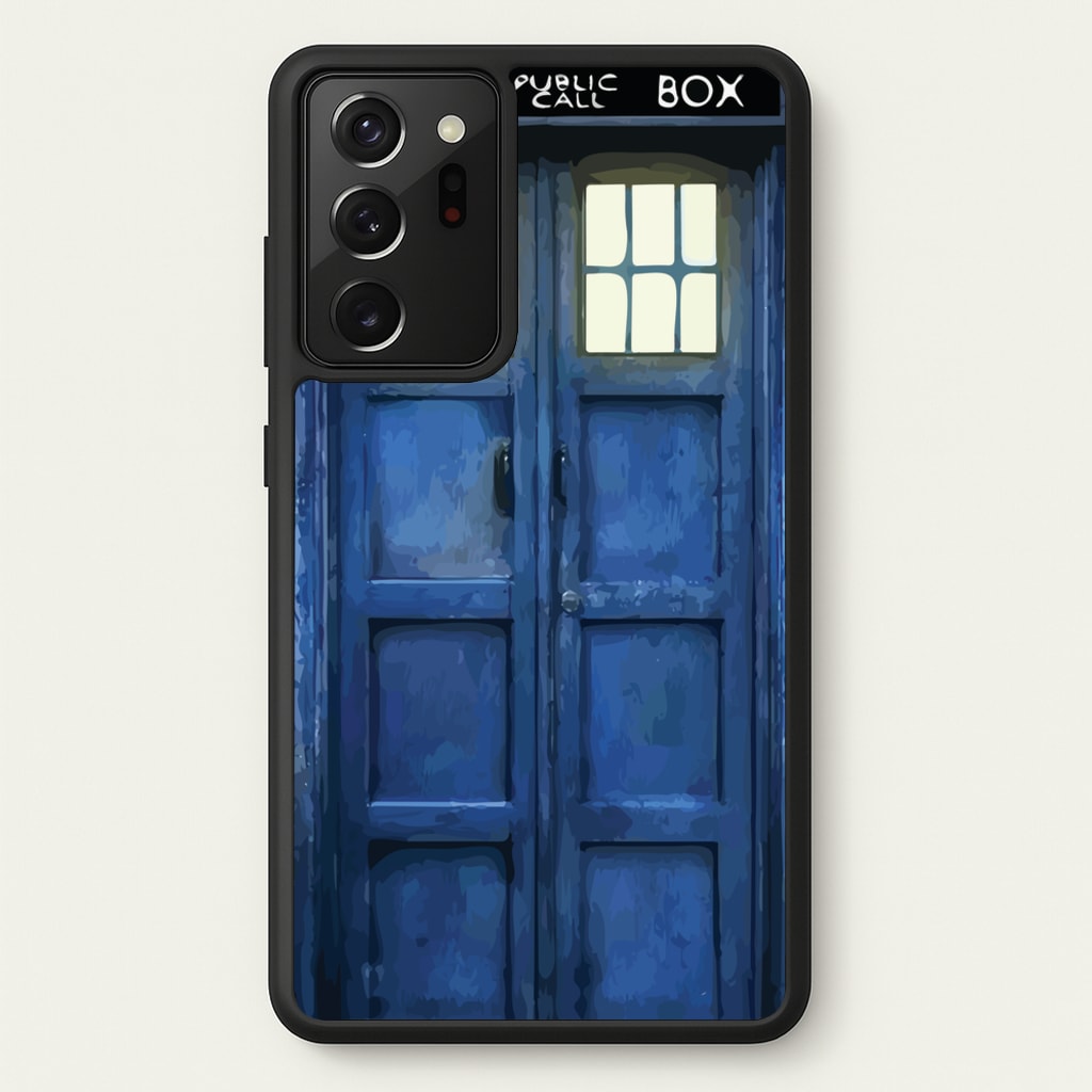Police Box - Doctor Who Phone Case for Galaxy Note 20 Ultra