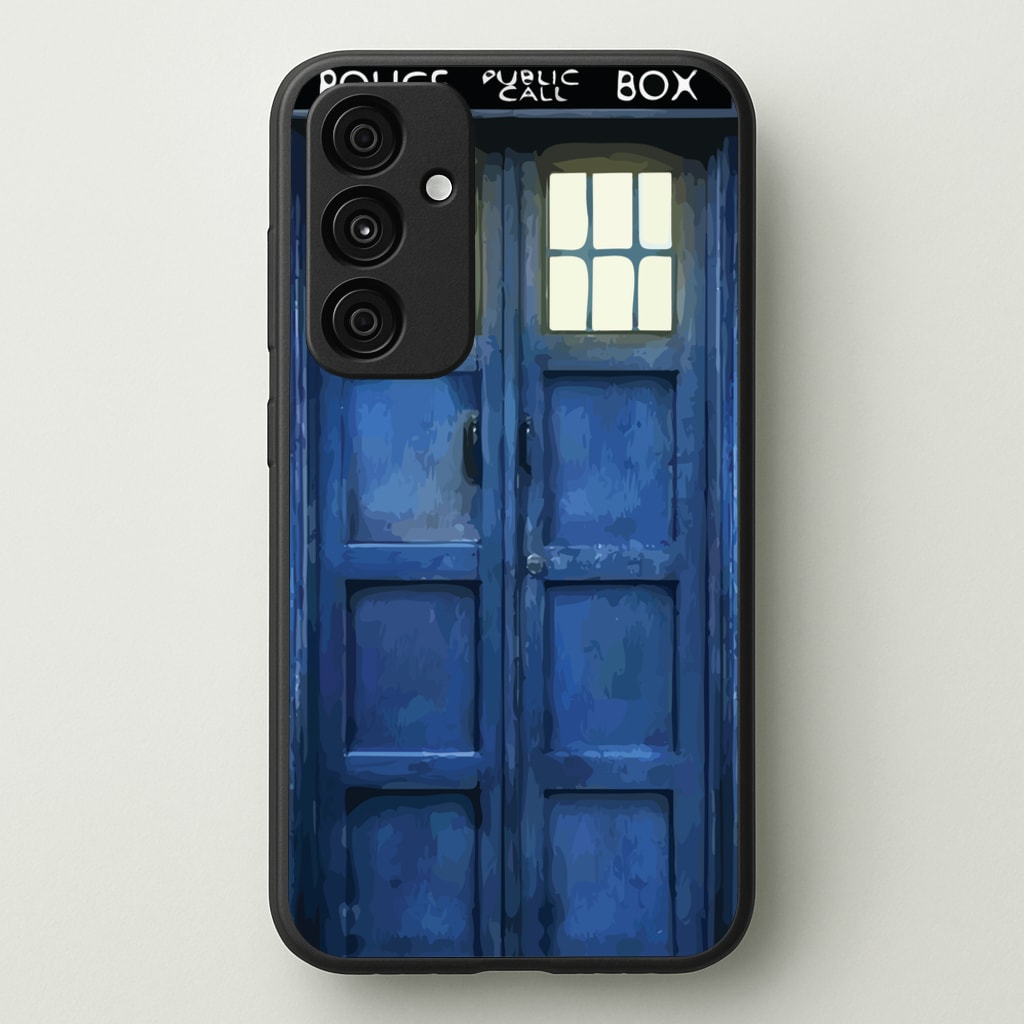 Police Box - Doctor Who Phone Case for Galaxy A35