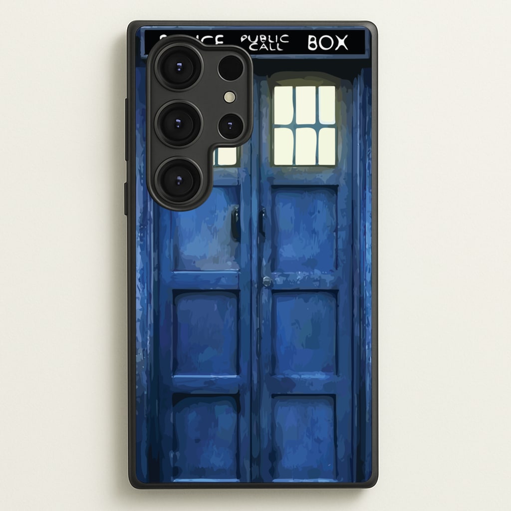 Police Box - Doctor Who Phone Case for Galaxy S25 Ultra