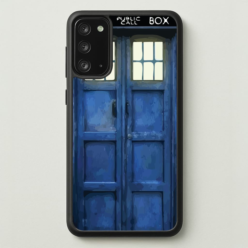Police Box - Doctor Who Phone Case for Galaxy Note 20