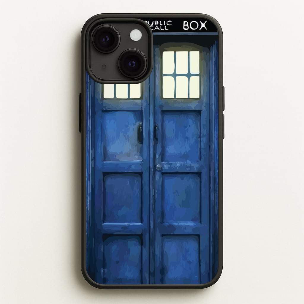 Police Box - Doctor Who Phone Case for iPhone 13 Mini