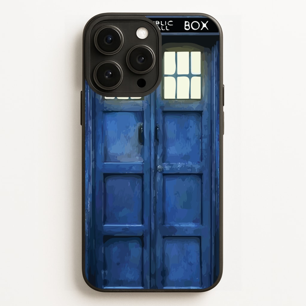 Police Box - Doctor Who Phone Case for iPhone 12 Pro Max