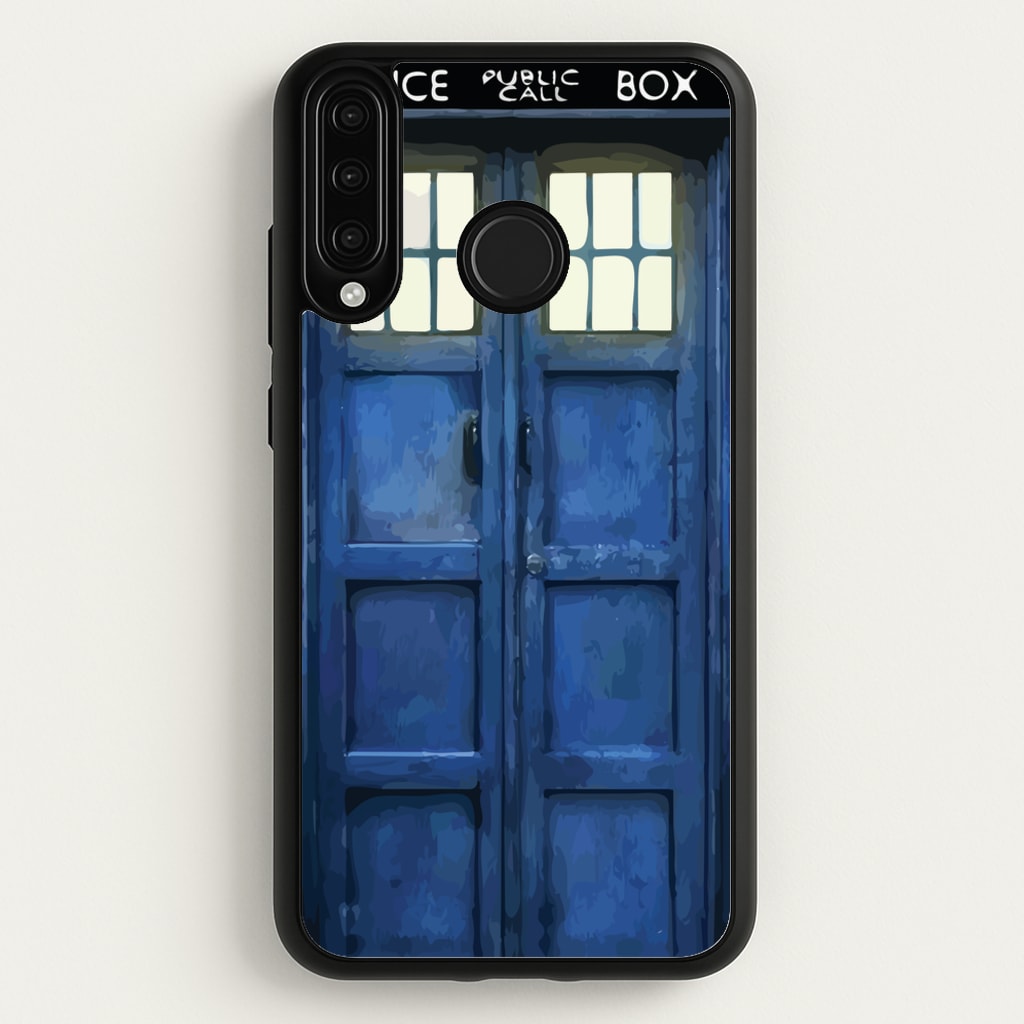 Police Box - Doctor Who Phone Case for Huawei P30 Lite