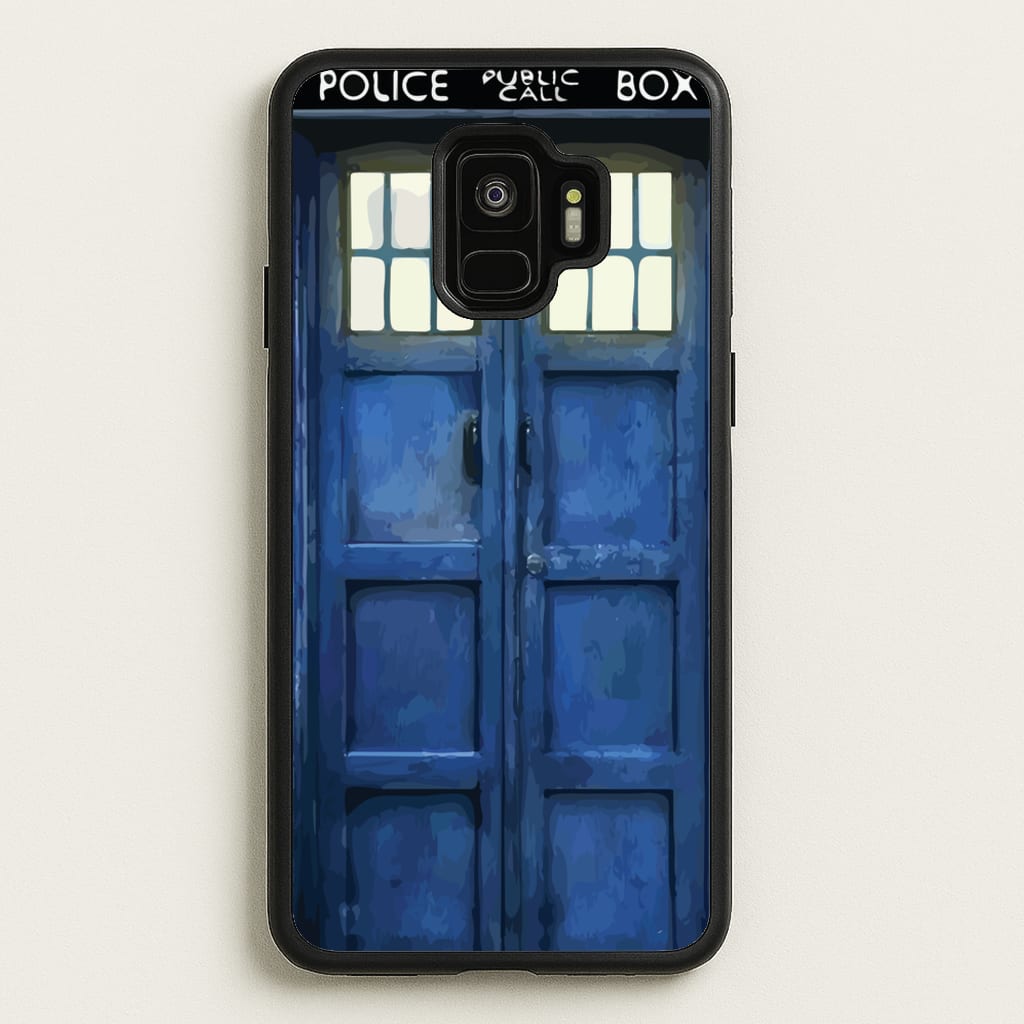 Police Box  - Doctor Who Phone Case for Galaxy S9