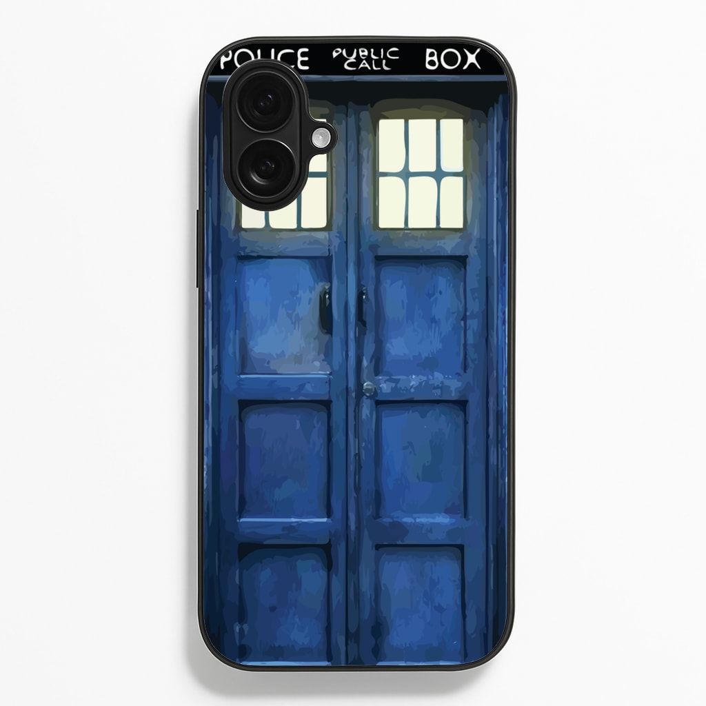 Police Box - Doctor Who Phone Case for iPhone 16 Plus