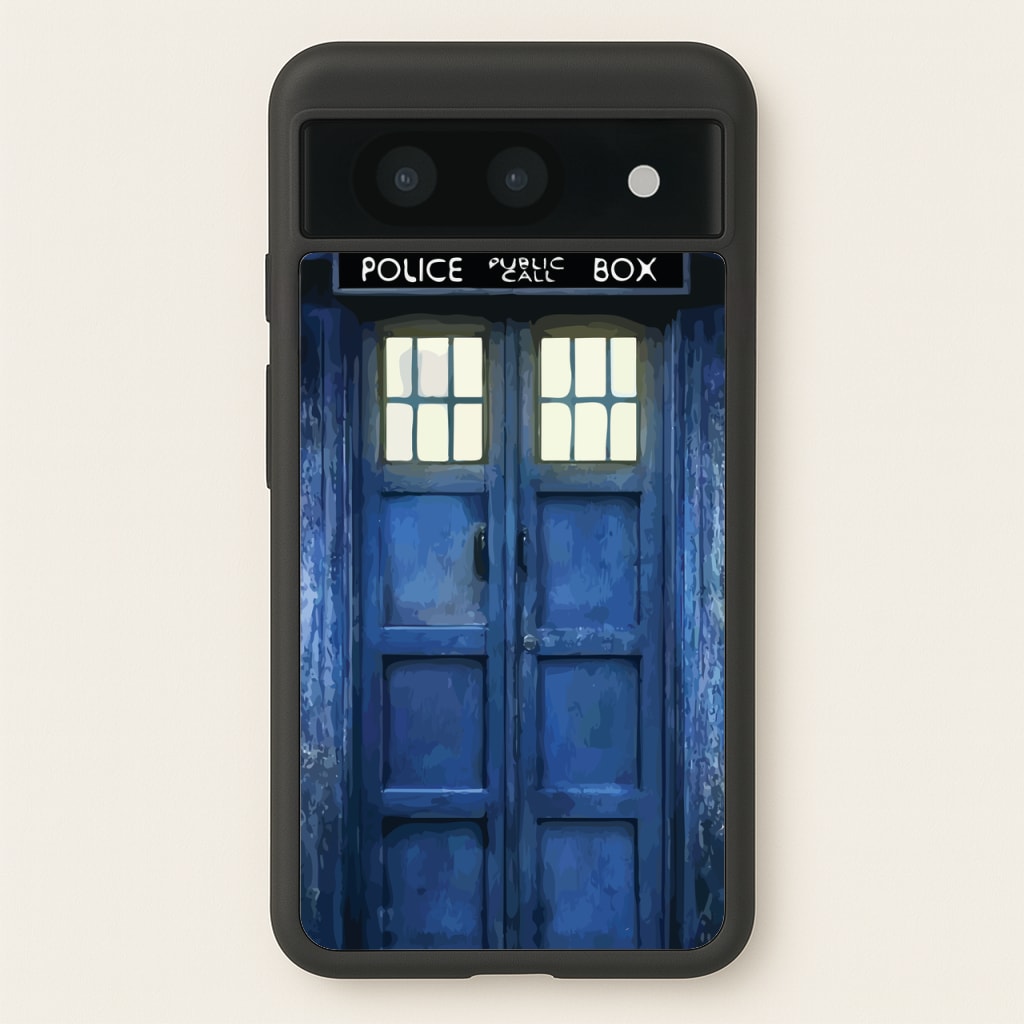 Police Box - Doctor Who Phone Case for Google Pixel 8a