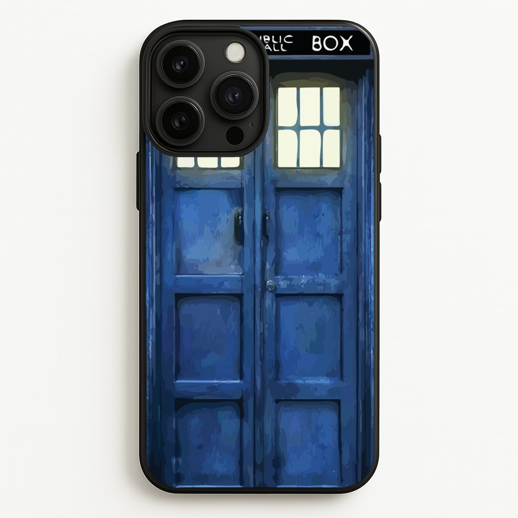 Police Box - Doctor Who Phone Case for iPhone 13 Pro Max
