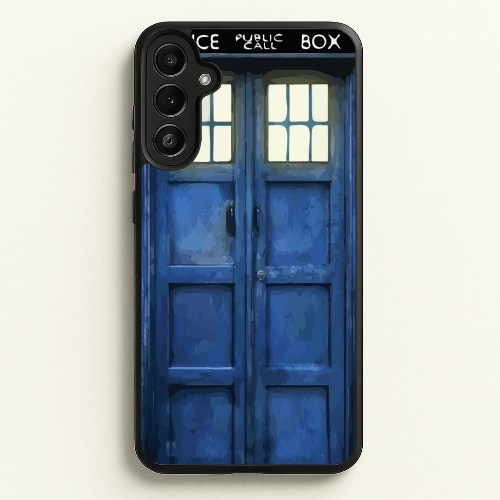 Police Box - Doctor Who Phone Case for Galaxy A34