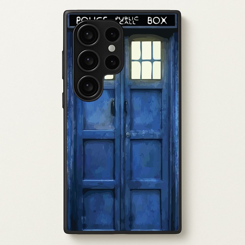 Police Box - Doctor Who Phone Case for Galaxy S24 Ultra