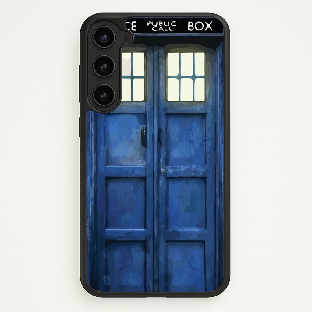 Police Box - Doctor Who Phone Case for Galaxy S23
