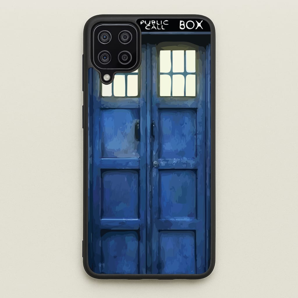 Police Box - Doctor Who Phone Case for Galaxy A12