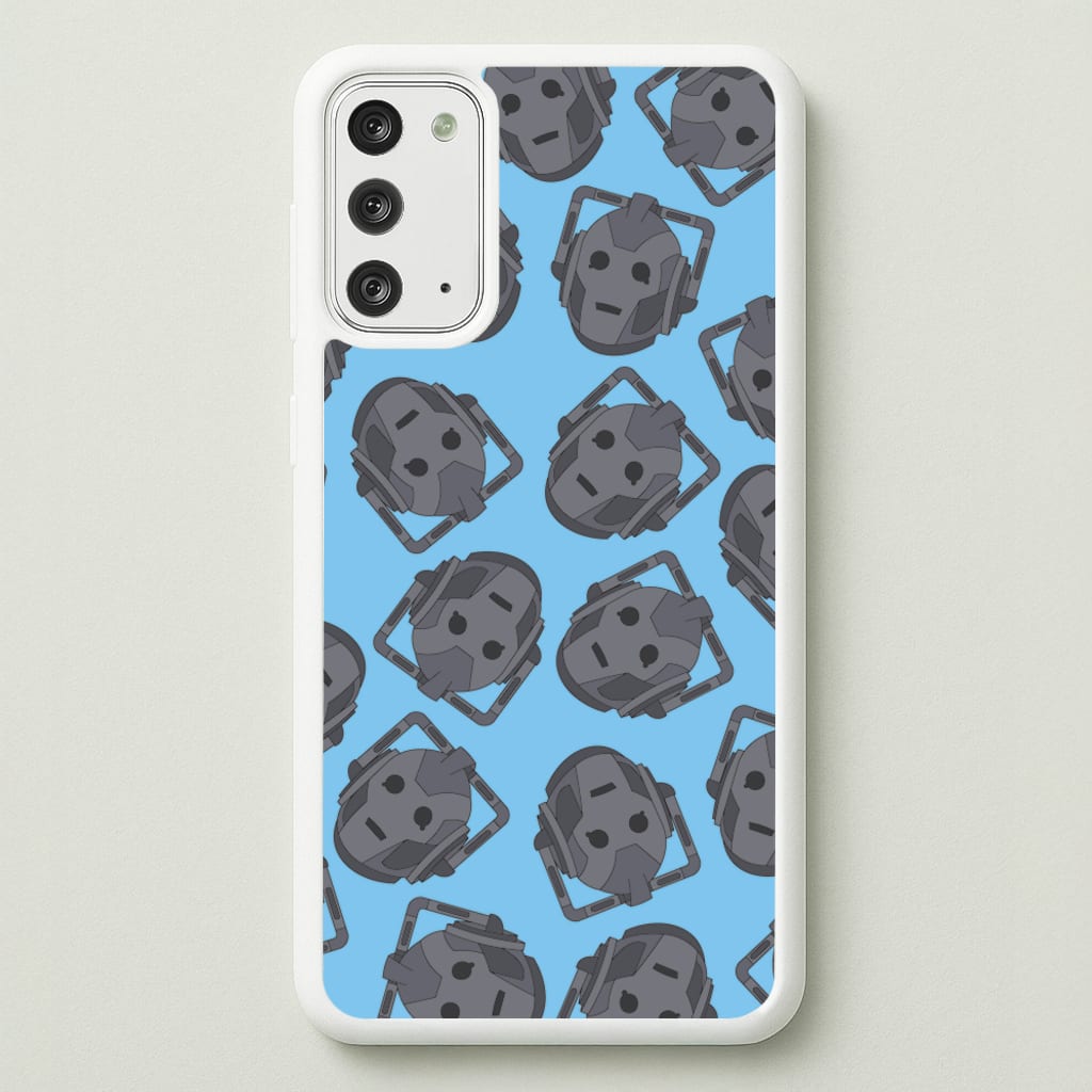 Cyberman Pattern - Doctor Who Phone Case for Galaxy Note 20
