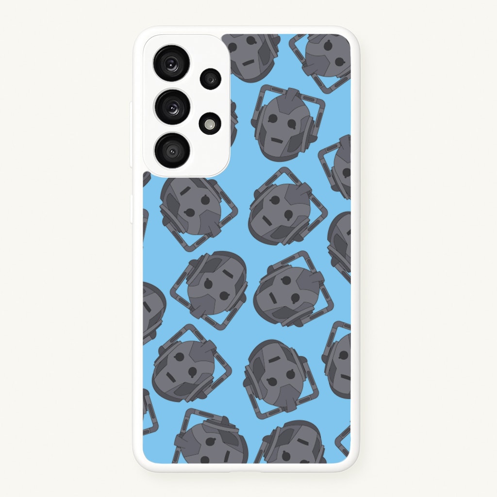 Cyberman Pattern - Doctor Who Phone Case for Galaxy A53