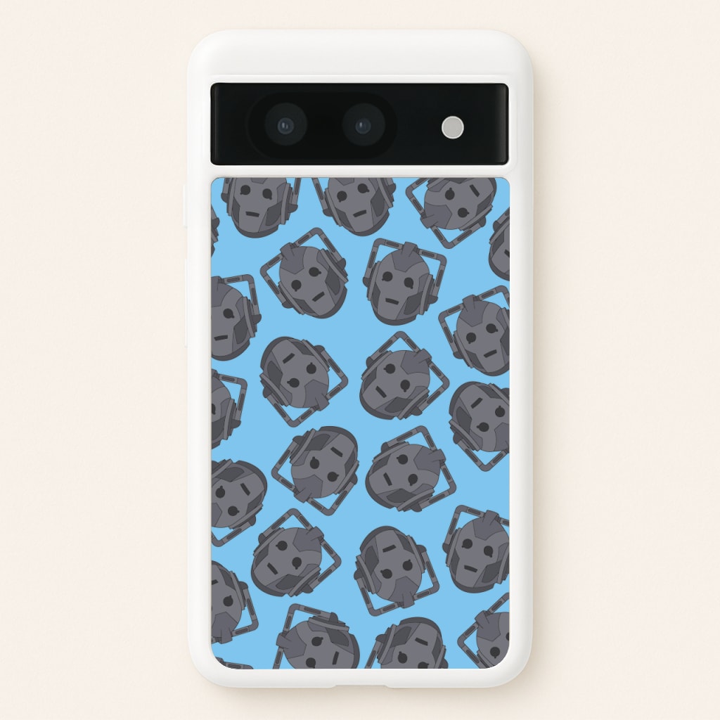 Cyberman Pattern - Doctor Who Phone Case for Google Pixel 8a