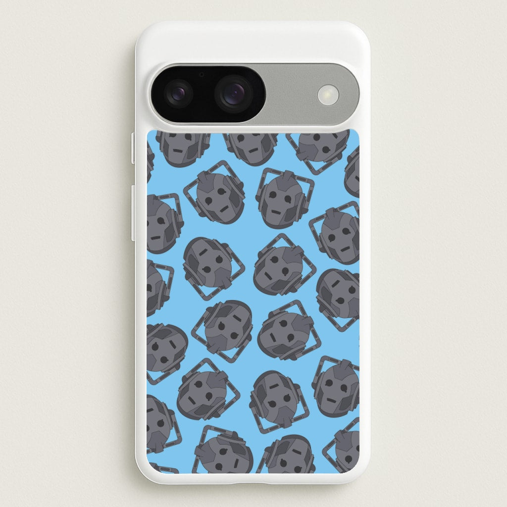 Cyberman Pattern - Doctor Who Phone Case for Google Pixel 9 / 9 Pro