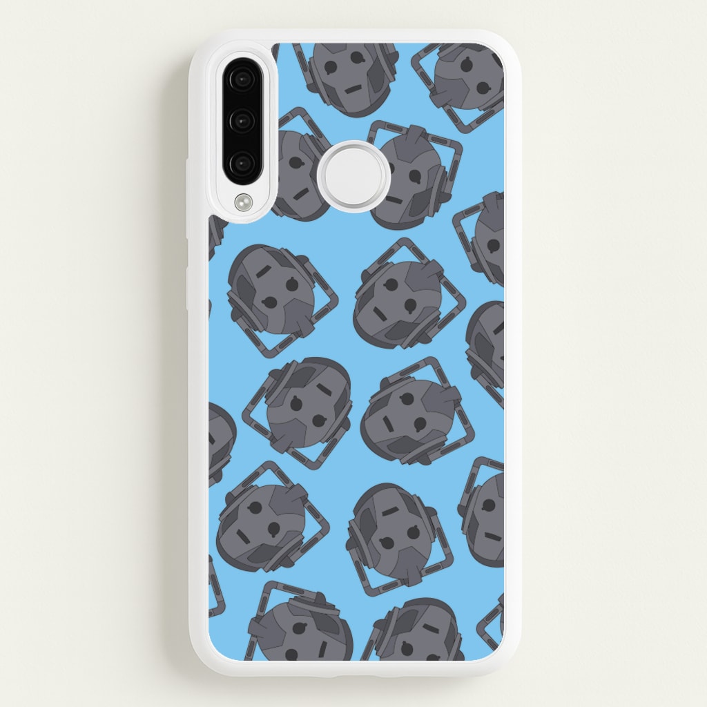 Cyberman Pattern - Doctor Who Phone Case for Huawei P30 Pro
