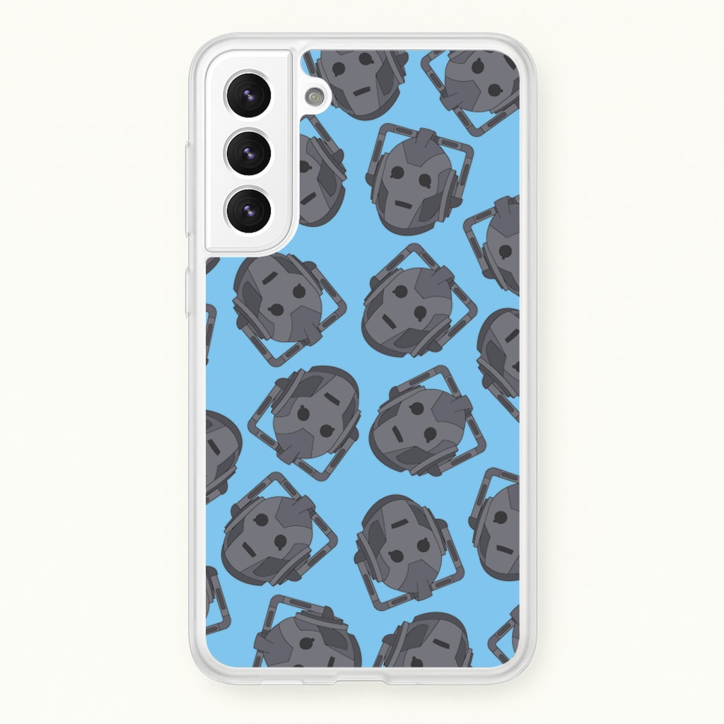 Cyberman Pattern - Doctor Who Phone Case for Galaxy S22 Plus