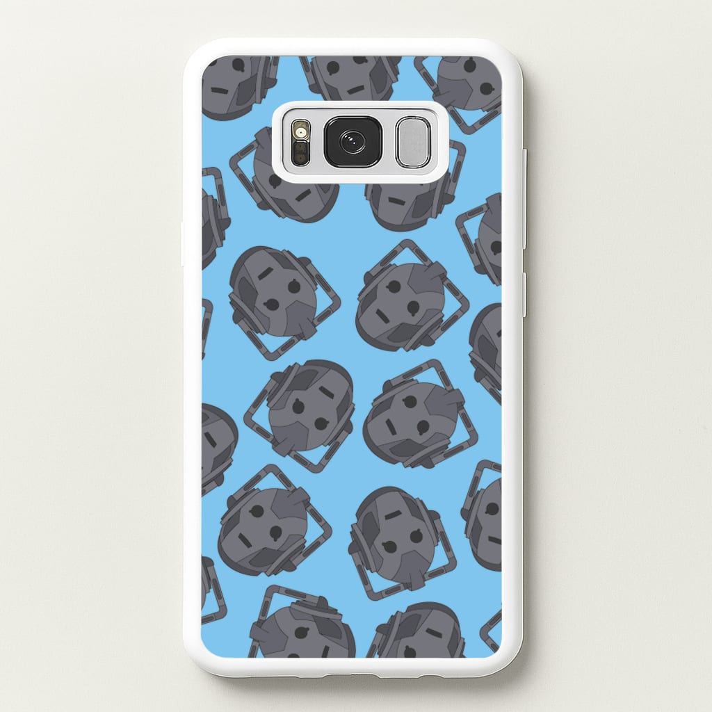 Cyberman Pattern - Doctor Who Phone Case for Galaxy S8