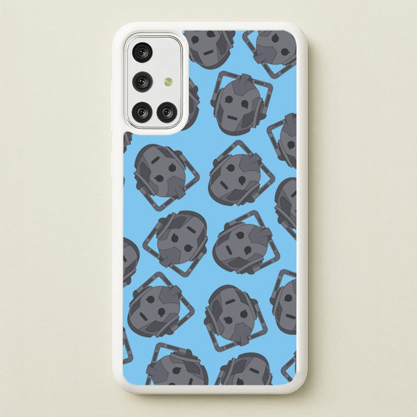Cyberman Pattern - Doctor Who Phone Case for Galaxy A71