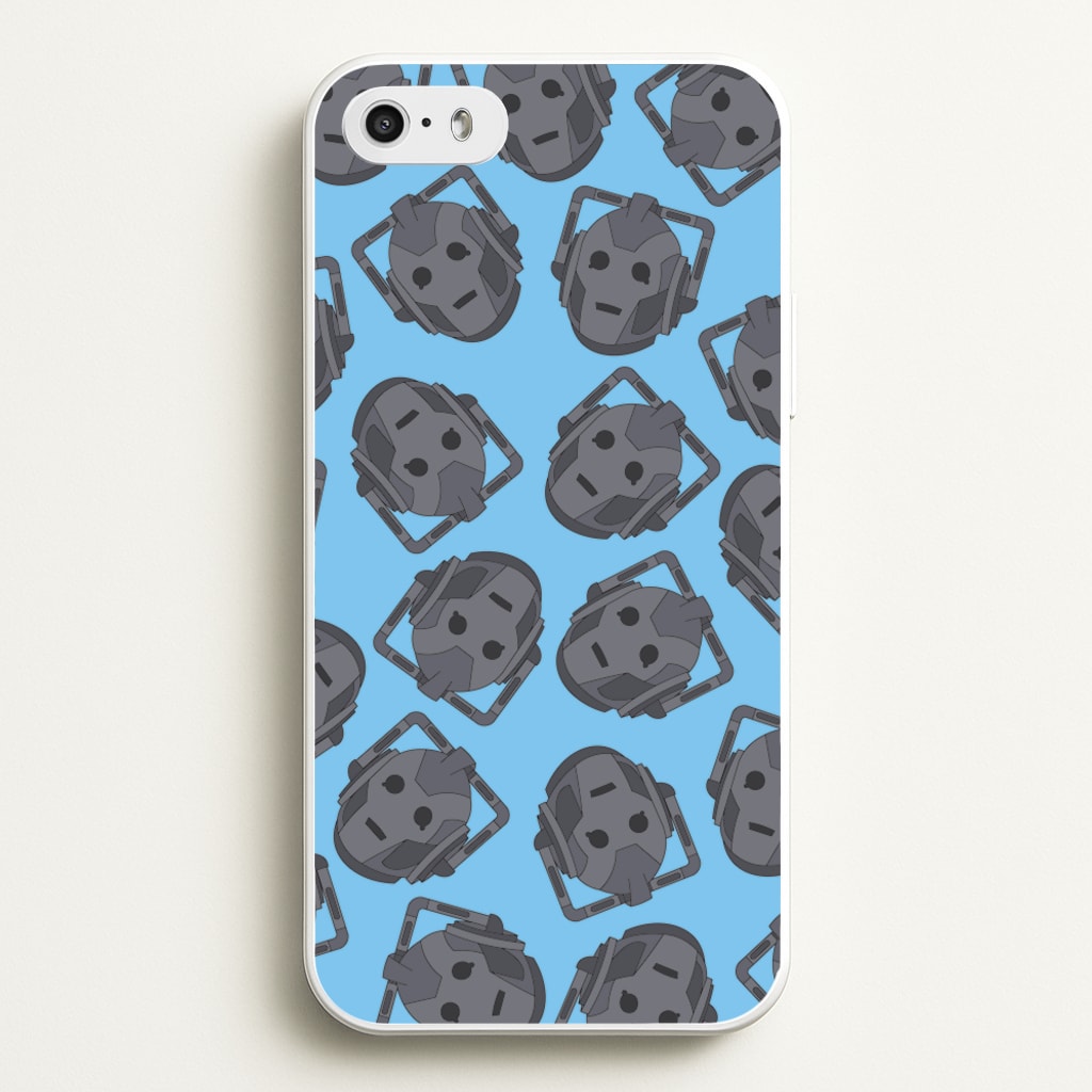 Cyberman Pattern - Doctor Who Phone Case for iPhone 5 / 5s / SE 2016