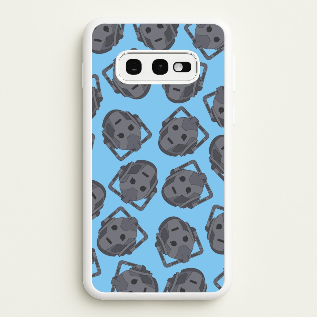 Cyberman Pattern - Doctor Who Phone Case for Galaxy S10e