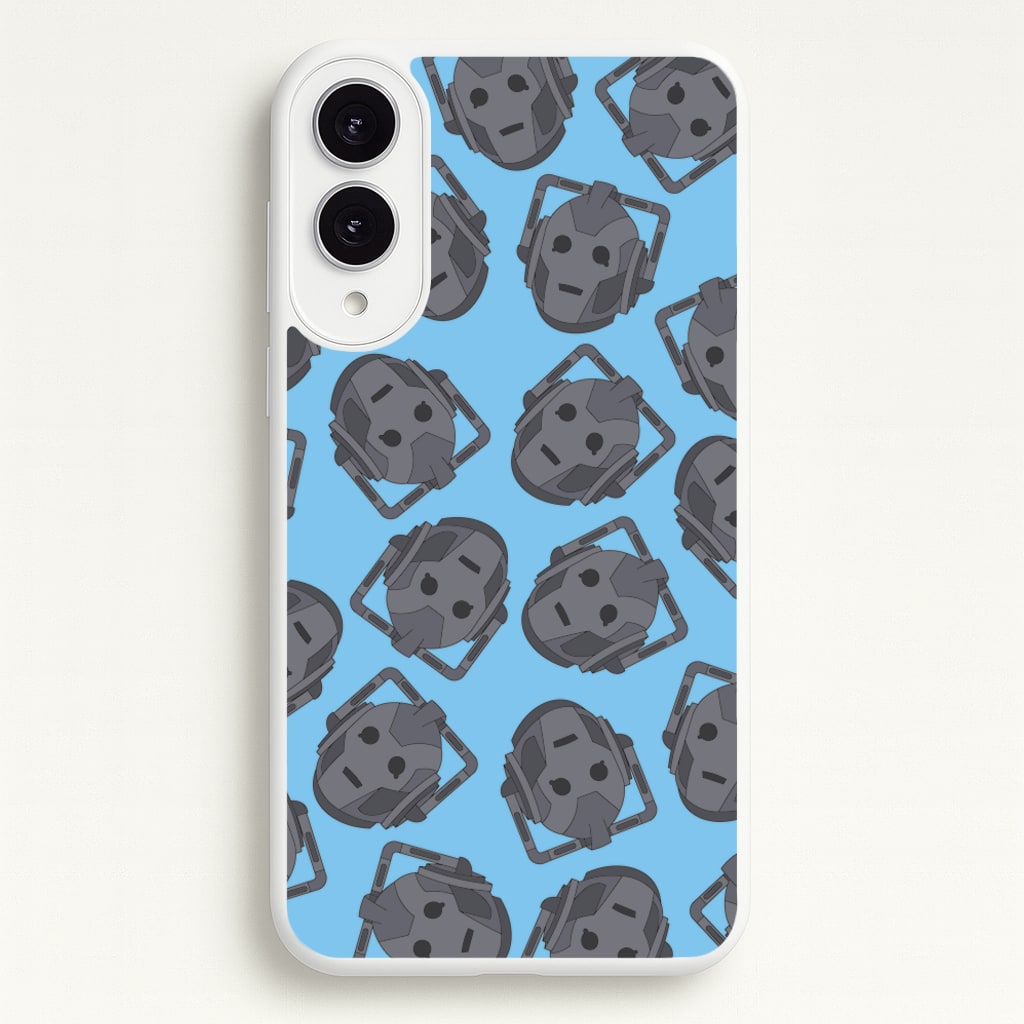 Cyberman Pattern - Doctor Who Phone Case for Galaxy S25 Edge
