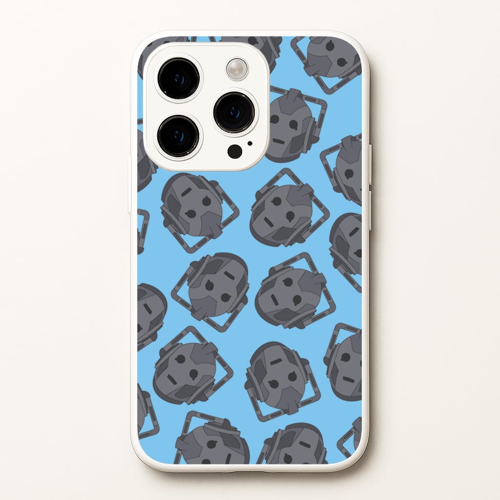 Cyberman Pattern - Doctor Who Phone Case for iPhone 14 Pro