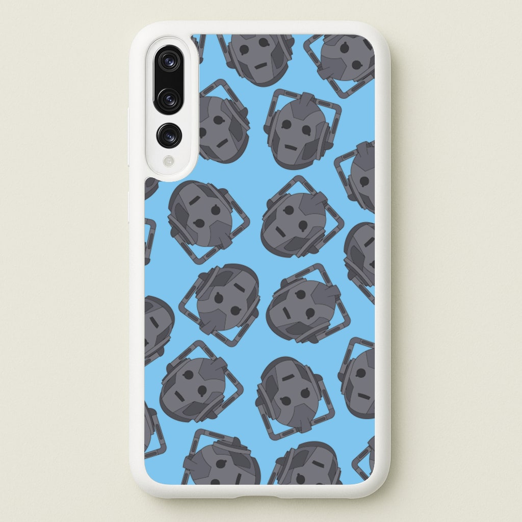 Cyberman Pattern - Doctor Who Phone Case for Huawei P20 Pro