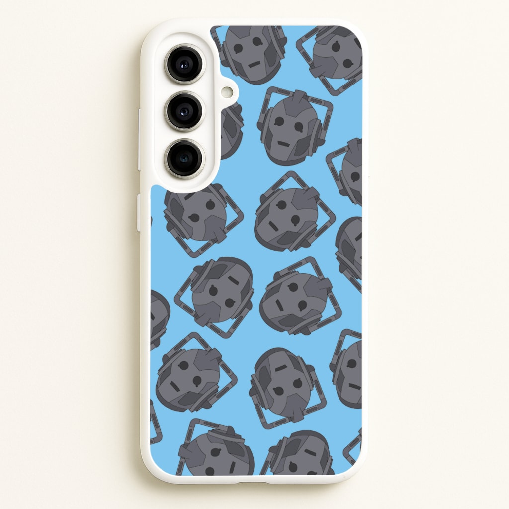 Cyberman Pattern - Doctor Who Phone Case for Galaxy A56