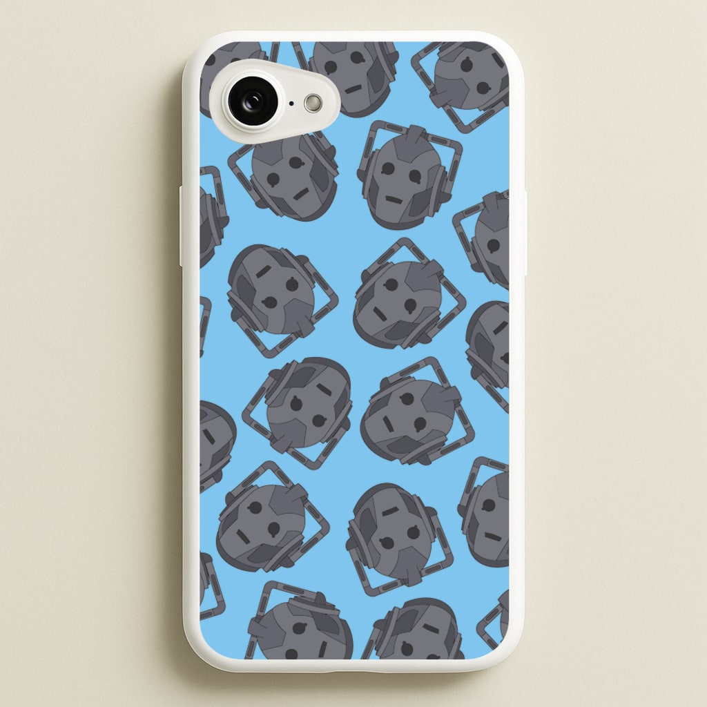 Cyberman Pattern - Doctor Who Phone Case for iPhone 16e