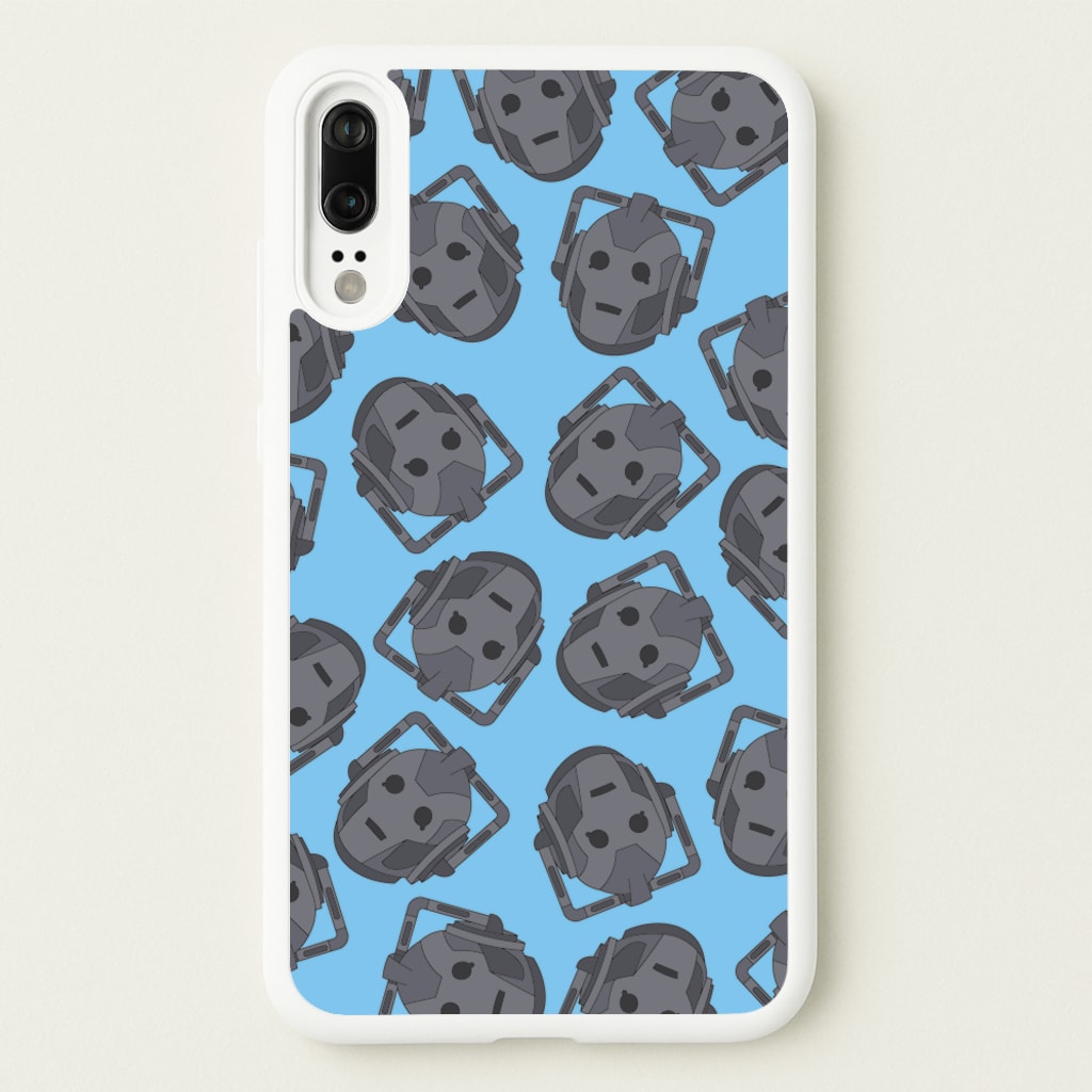 Cyberman Pattern - Doctor Who Phone Case for Huawei P20