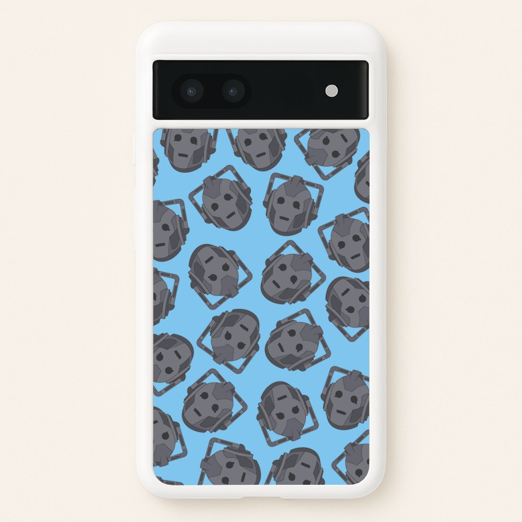 Cyberman Pattern - Doctor Who Phone Case for Google Pixel 7a