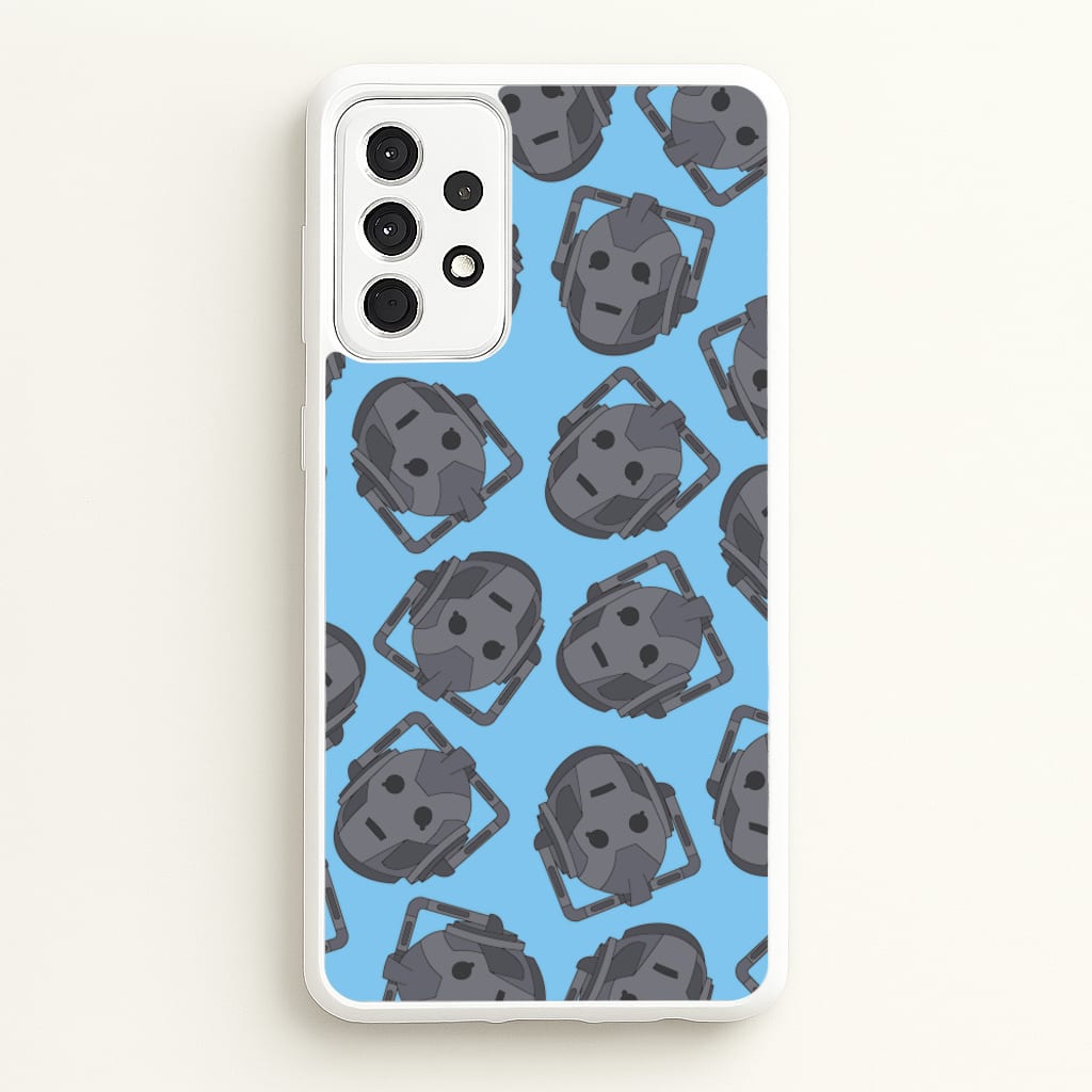 Cyberman Pattern - Doctor Who Phone Case for Galaxy A52 / A52s