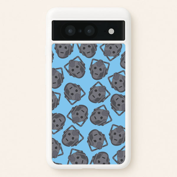 Cyberman Pattern - Doctor Who Phone Case for Google Pixel 8