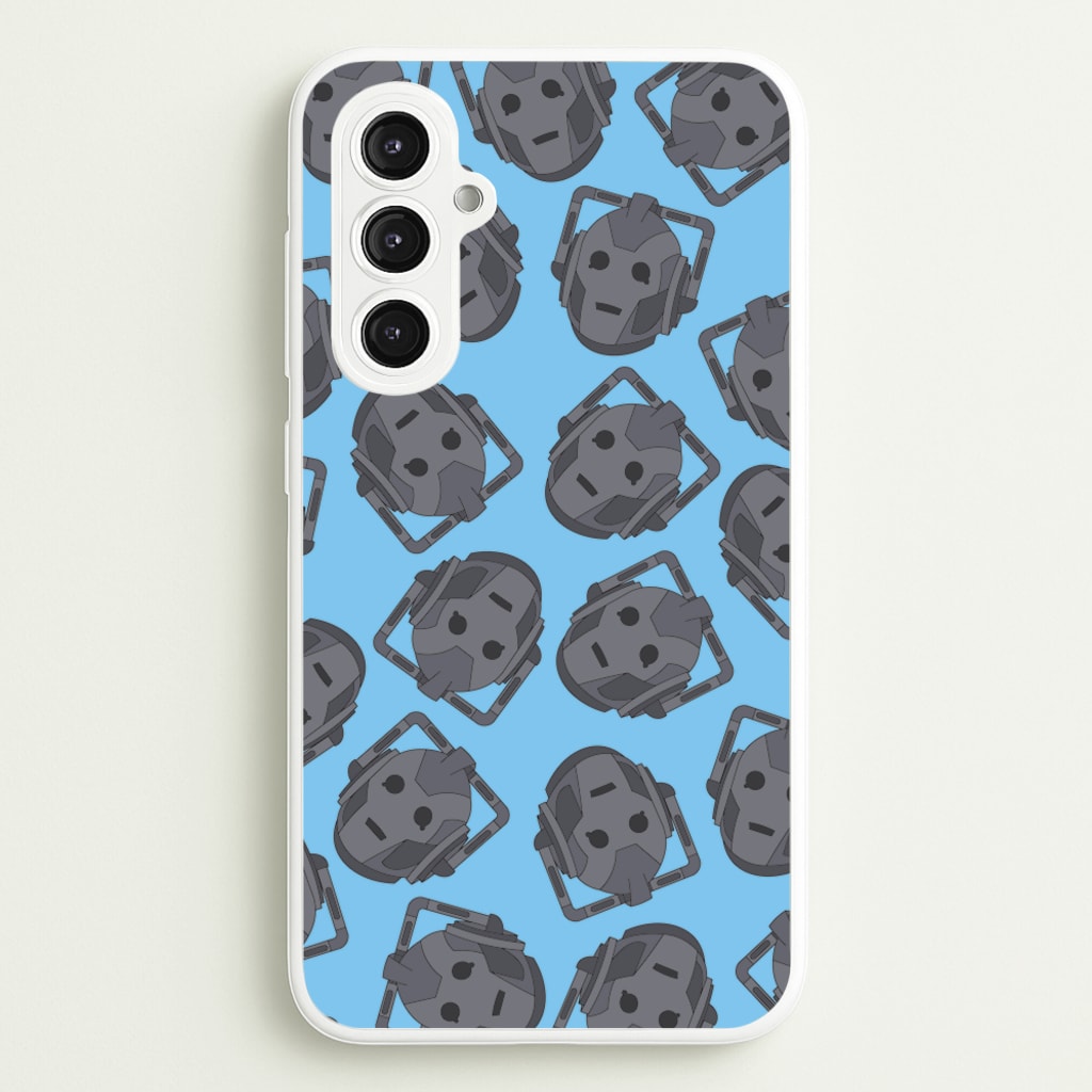 Cyberman Pattern - Doctor Who Phone Case for Galaxy S23FE
