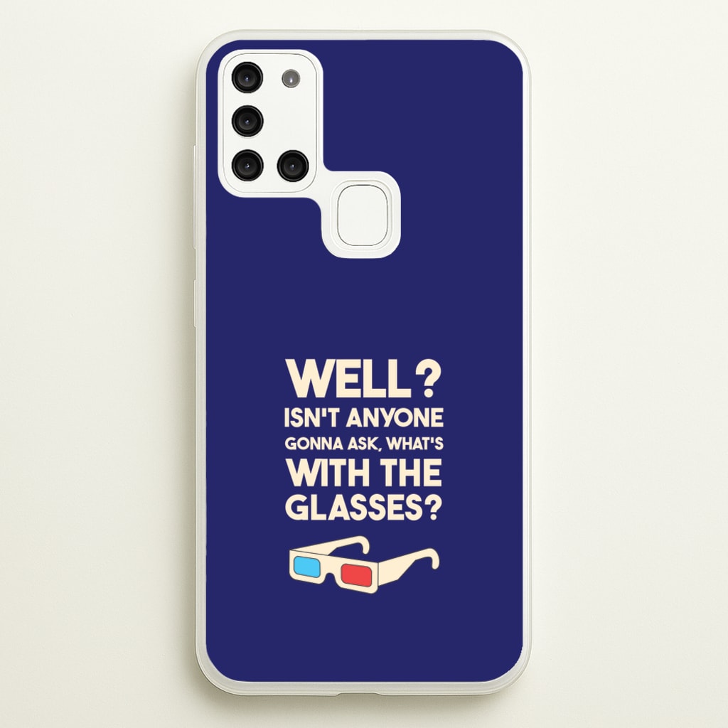 Well? - Doctor Who Phone Case for Galaxy A21s
