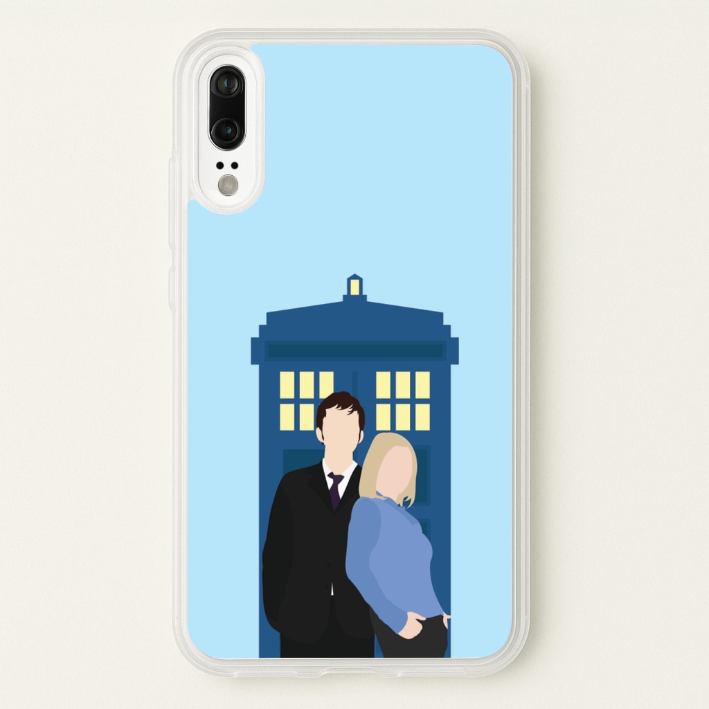 Rose And The Doc - Doctor Who Phone Case for Huawei P20