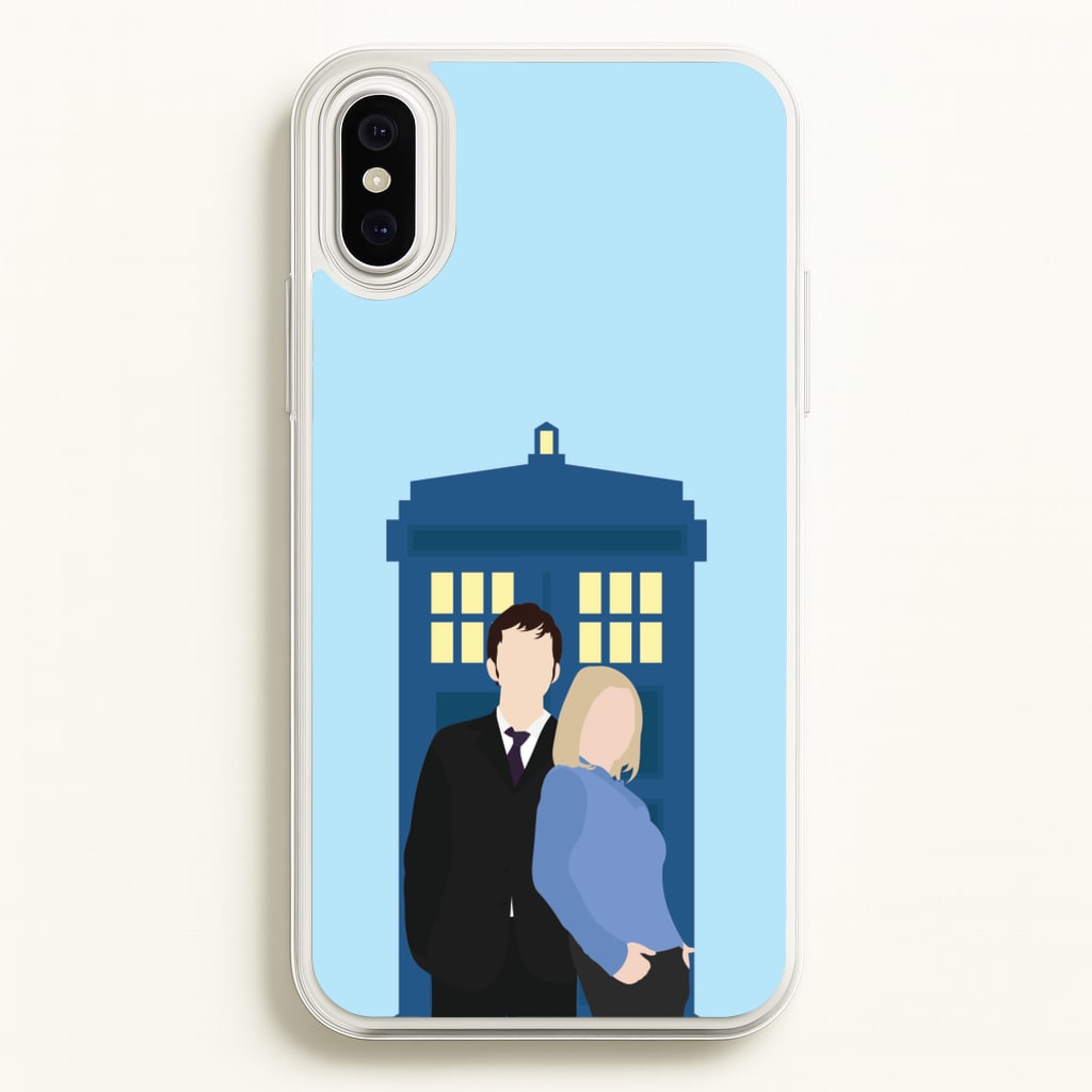 Rose And The Doc - Doctor Who Phone Case for iPhone XS Max