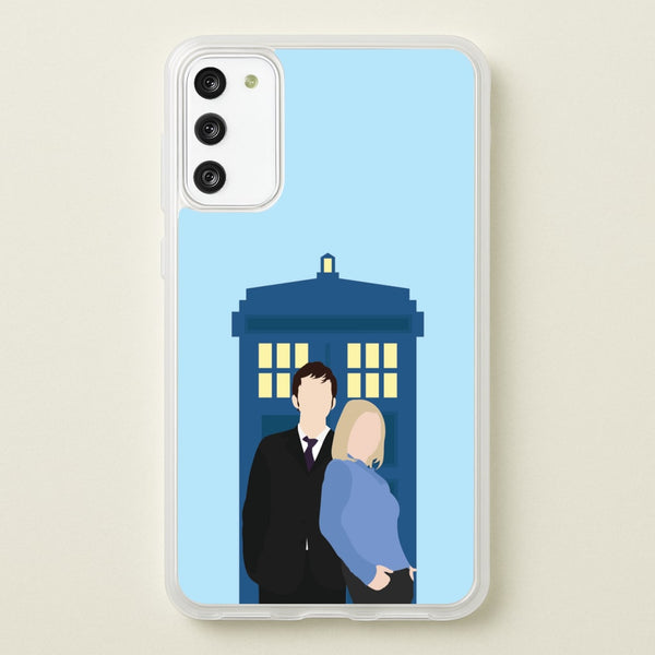 Rose And The Doc - Doctor Who Phone Case for Galaxy A41