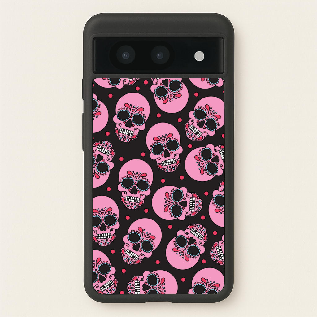 Pattern 1 - Day Of The Dead Phone Case for Google Pixel 8a