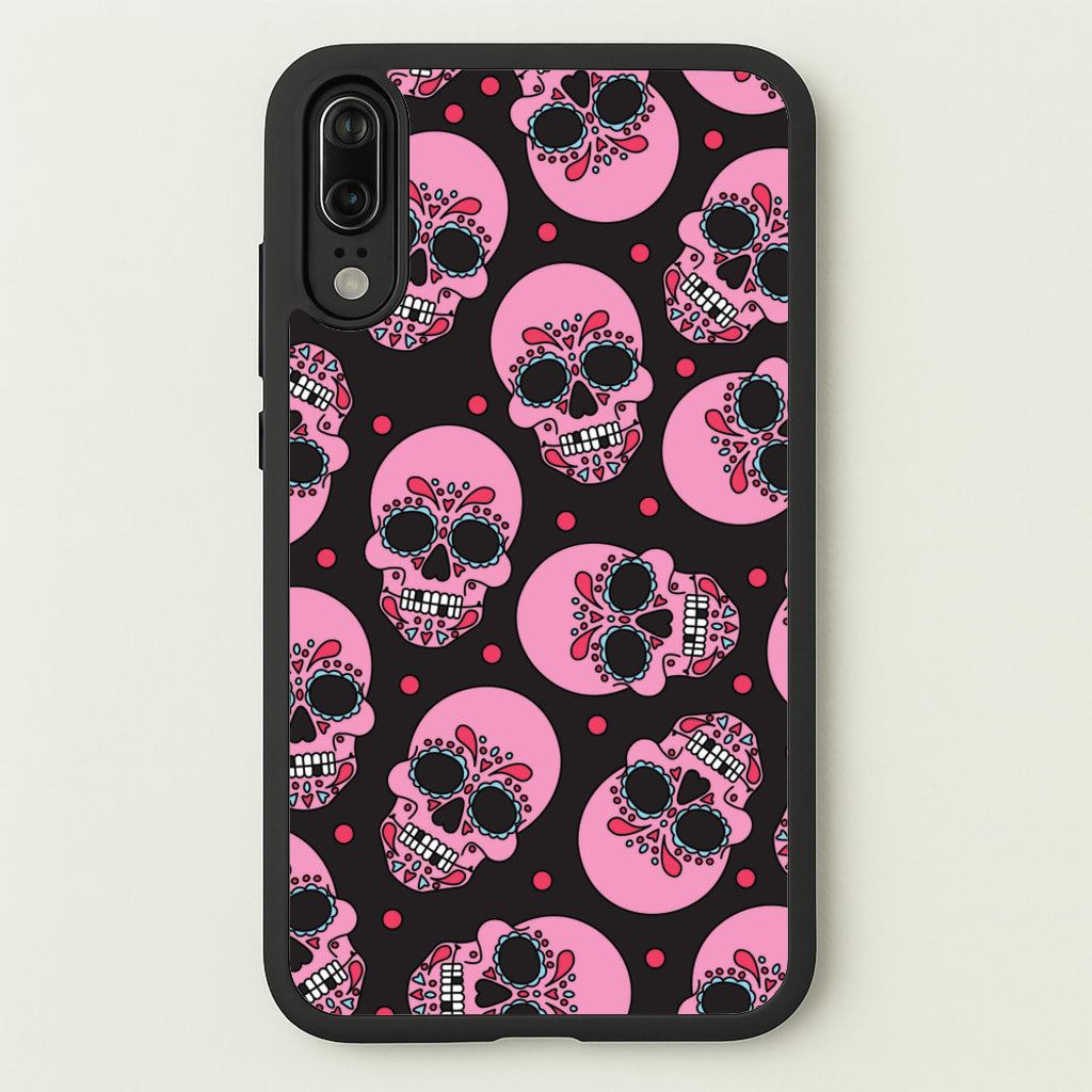 Pattern 1 - Day Of The Dead Phone Case for Huawei P20