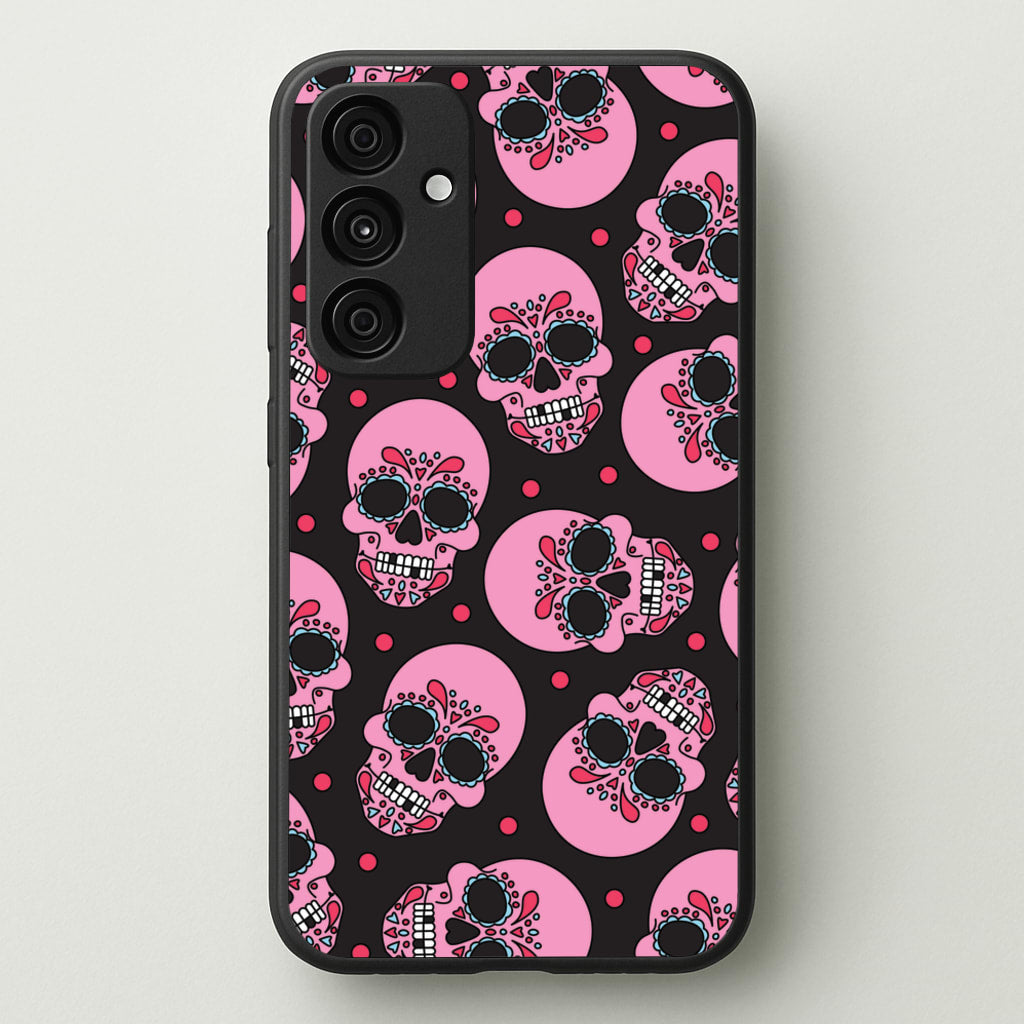 Pattern 1 - Day Of The Dead Phone Case for Galaxy A35