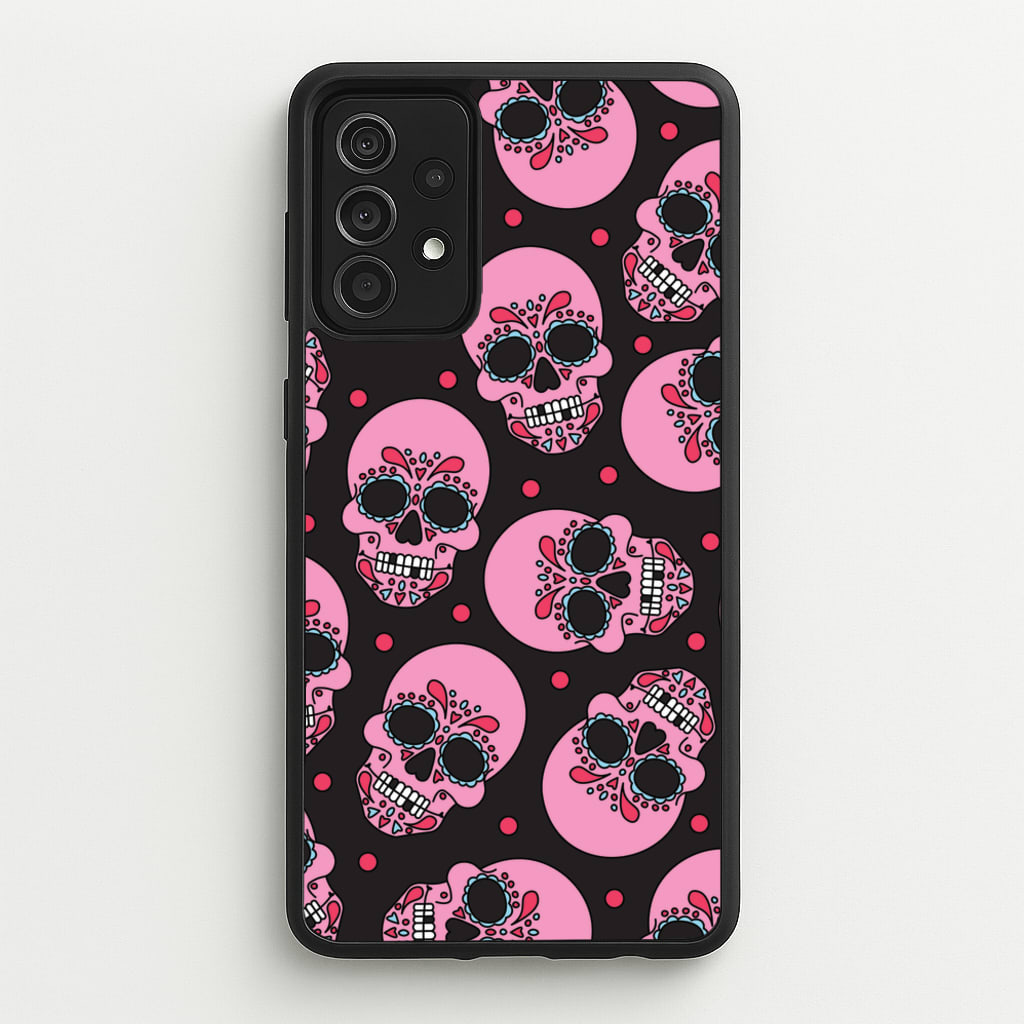 Pattern 1 - Day Of The Dead Phone Case for Galaxy A52 / A52s