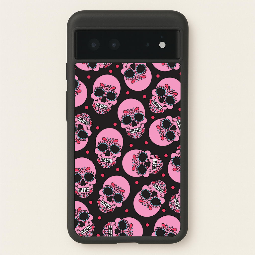Pattern 1 - Day Of The Dead Phone Case for Google Pixel 6